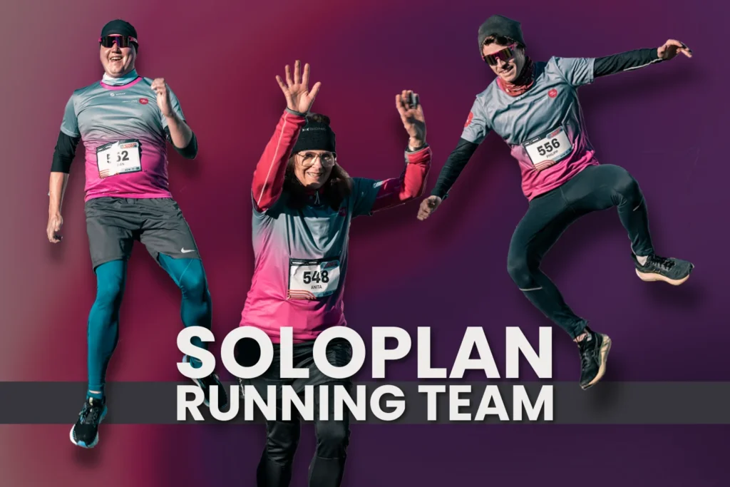 Team Soloplan beeindruckt beim AÜW Silvesterlauf 2024